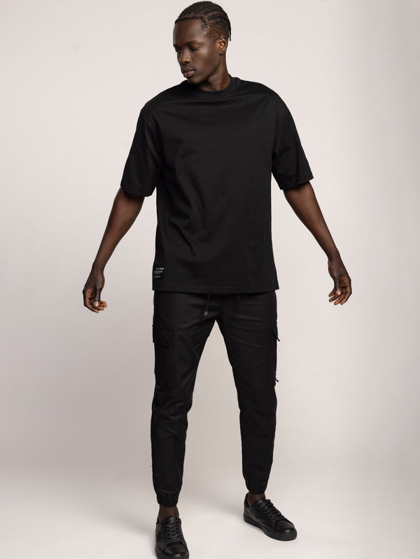 T-SHIRT OVER SIZE Black / XXS