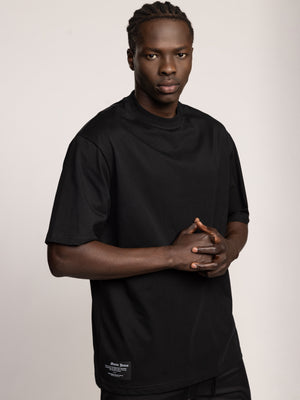 T-SHIRT OVER SIZE Black / XXS