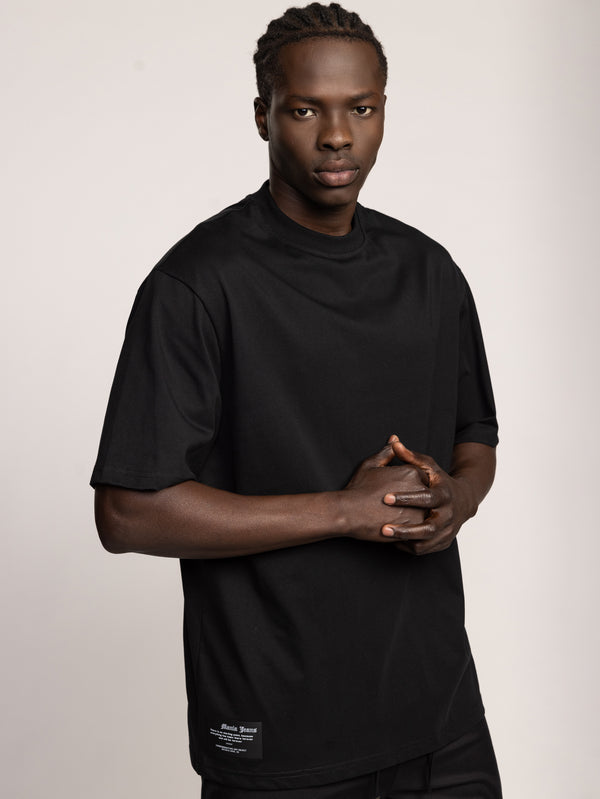T-SHIRT OVER SIZE Black / XXS