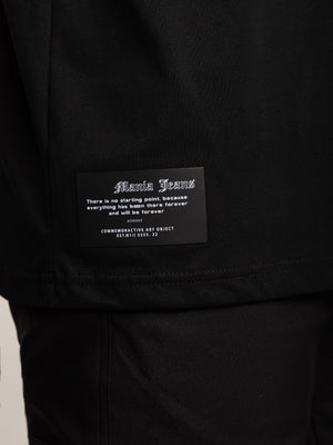 T-SHIRT OVER SIZE Black / XXS