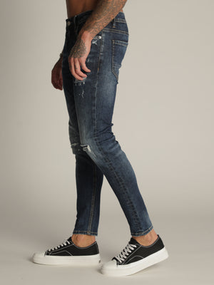 FASHION JEANS Dark Blue / 38