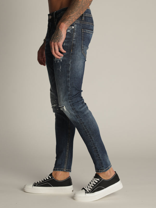 FASHION JEANS Dark Blue / 38
