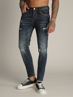 FASHION JEANS Dark Blue / 38
