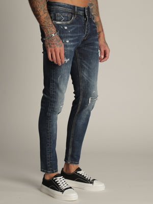 FASHION JEANS Dark Blue / 38