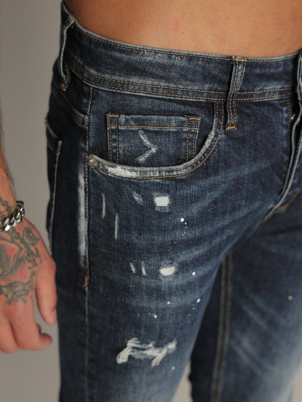 FASHION JEANS Dark Blue / 38