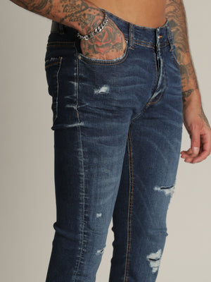FASHION JEANS Blue / 38