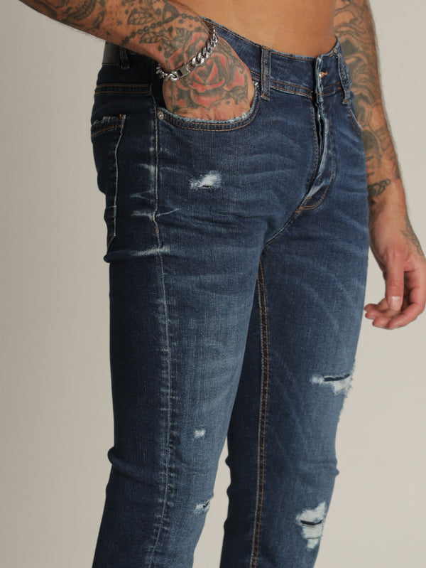 FASHION JEANS Blue / 38