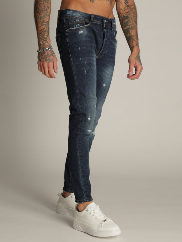 FASHION JEANS Dark Blue / 38