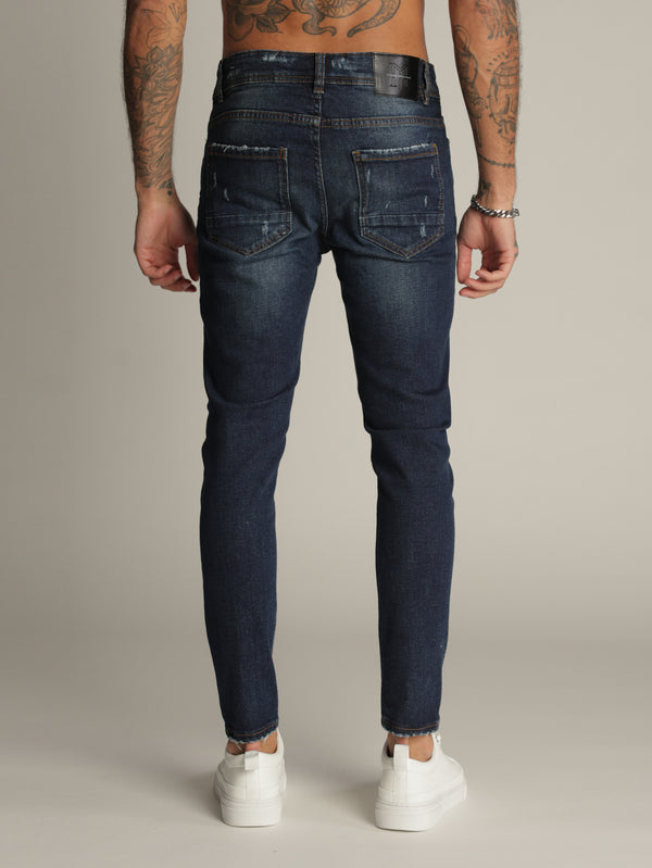 FASHION JEANS Dark Blue / 38