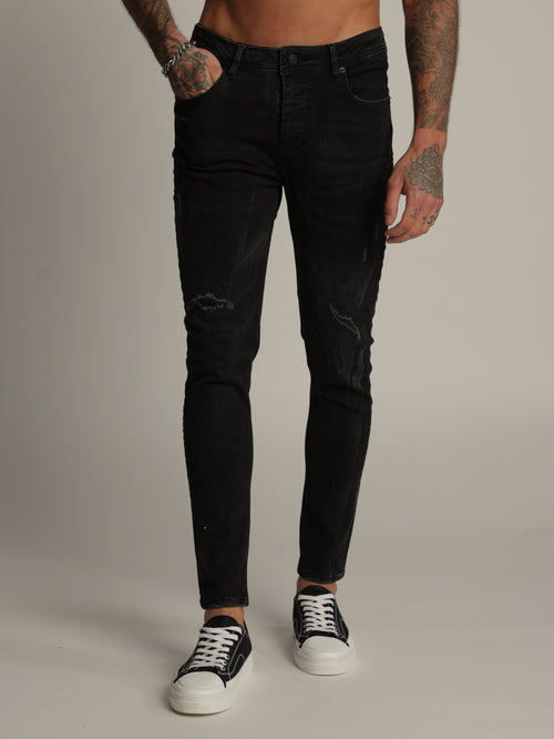 FASHION JEANS Black / 38
