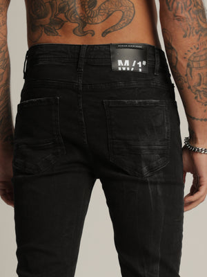 FASHION JEANS Black / 38