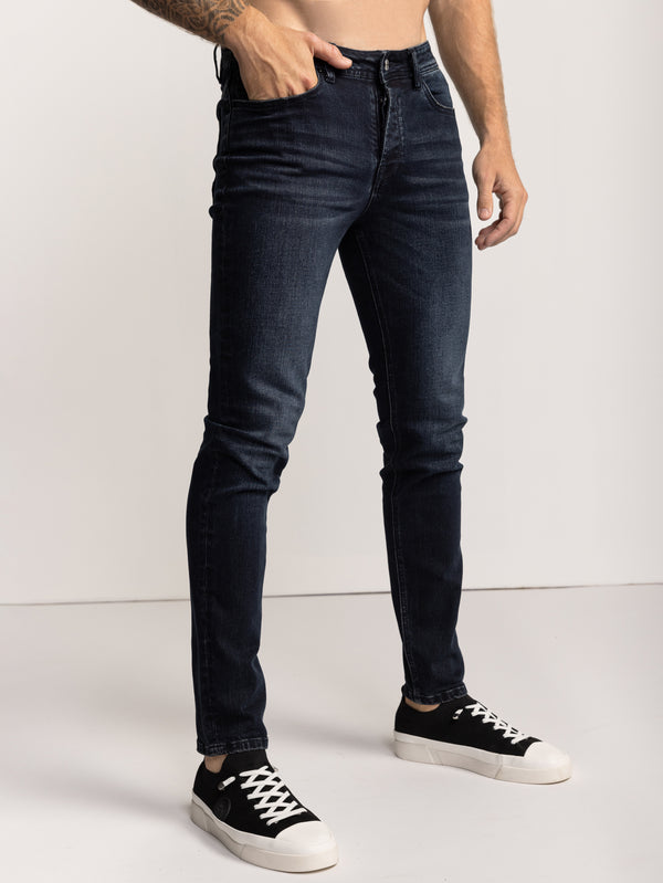 BASIC JEANS Dark Blue / 38