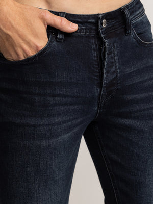 BASIC JEANS Dark Blue / 38