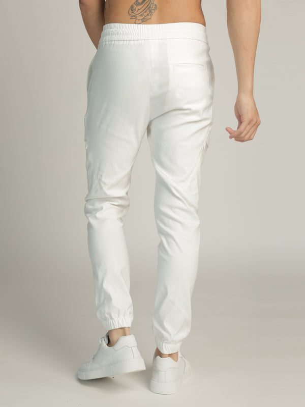 CARGO WOVEN PANTS White / 48