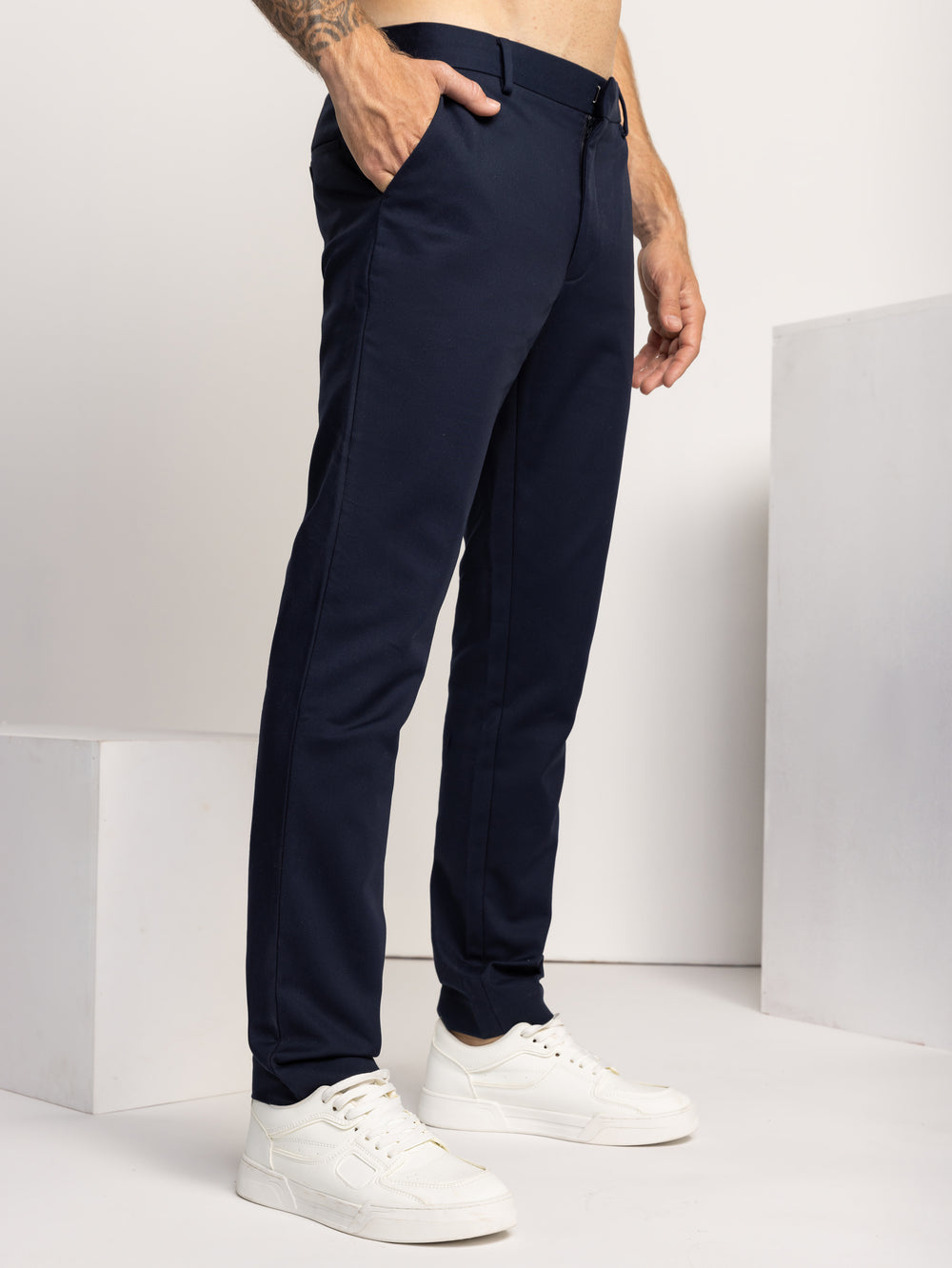 FASHION SUIT PANTS Navy / 48