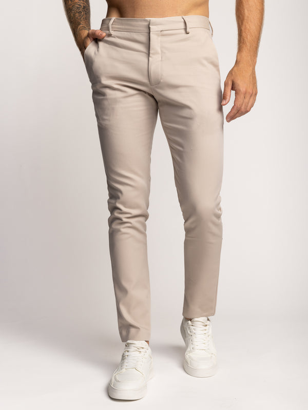 FASHION SUIT PANTS Stone / 48