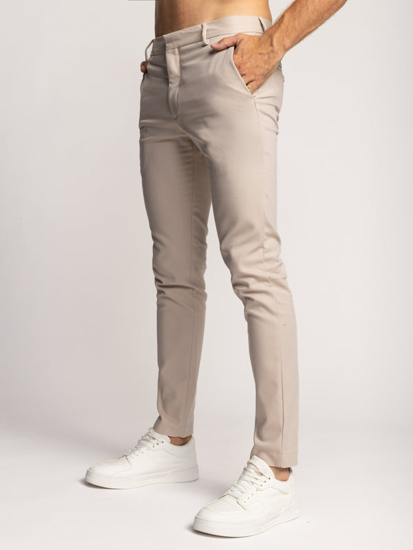 FASHION SUIT PANTS Stone / 48