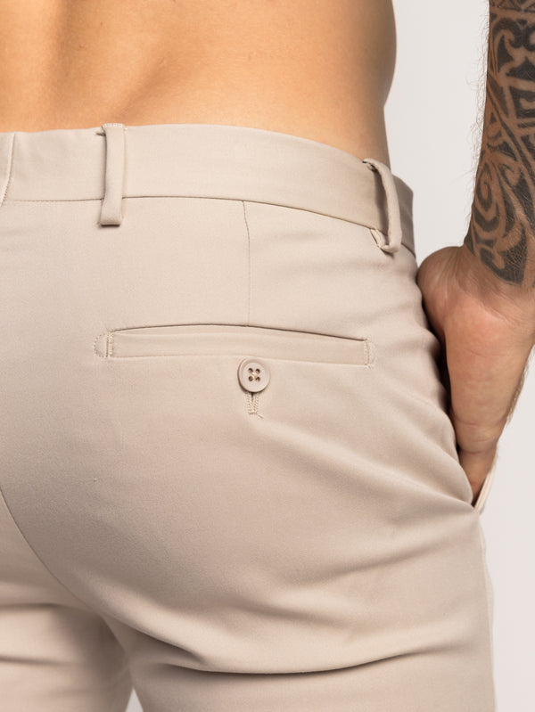 FASHION SUIT PANTS Stone / 48
