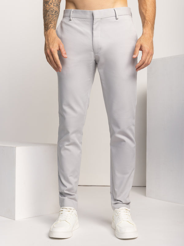 FASHION SUIT PANTS Light Gray / 48