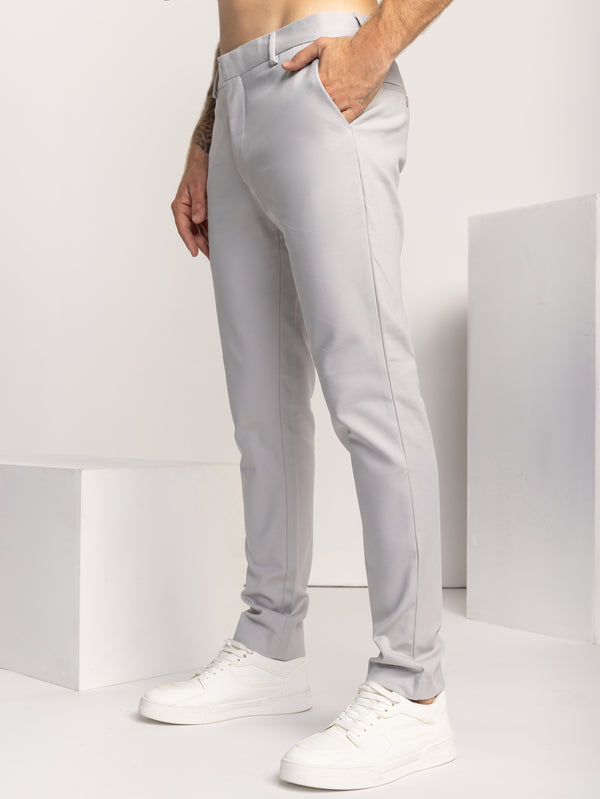 FASHION SUIT PANTS Light Gray / 48