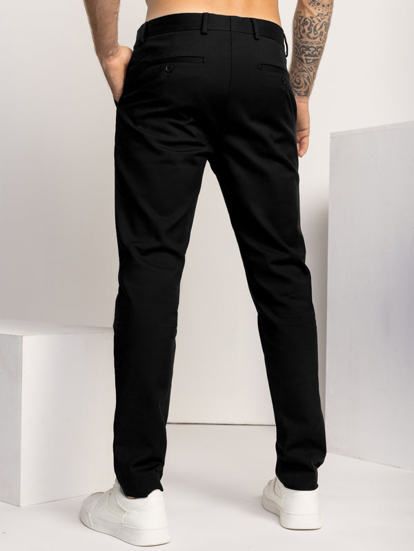 FASHION SUIT PANTS Black / 48