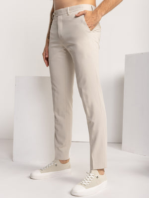 FASHION SUIT PANTS Stone / 48
