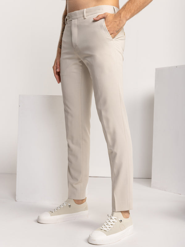 FASHION SUIT PANTS Stone / 48