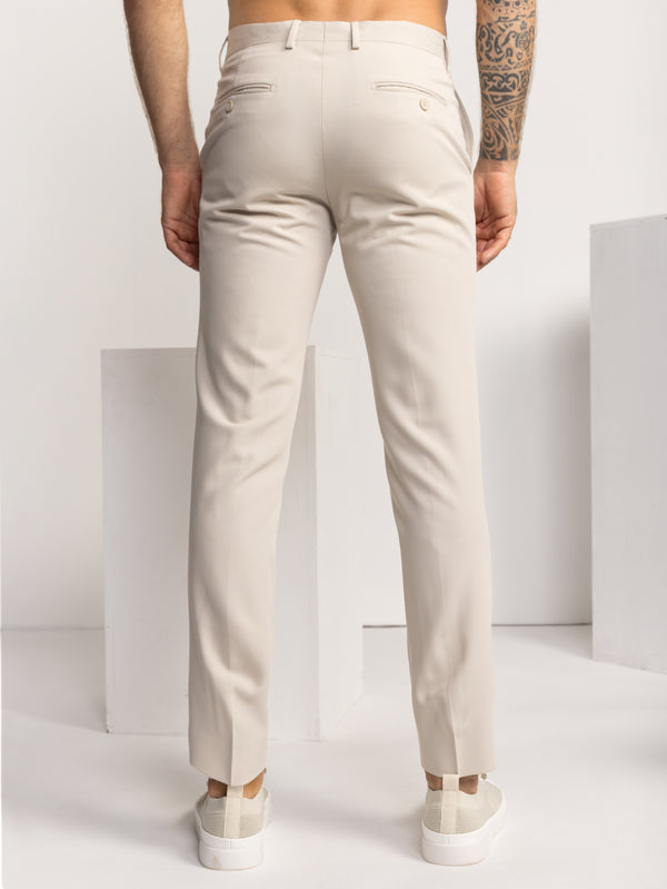 FASHION SUIT PANTS Stone / 48