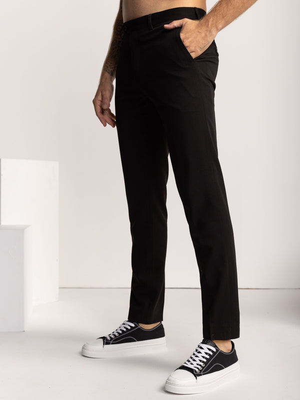 FASHION SUIT PANTS Black / 48