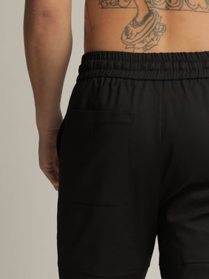 CARGO WOVEN PANTS Black / 48