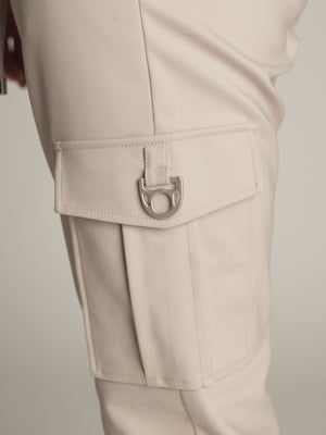 CARGO WOVEN PANTS Stone / 48