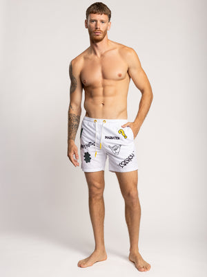 SWIMWEAR White / XXL
