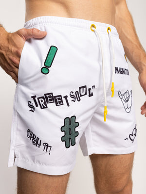 SWIMWEAR White / XXL