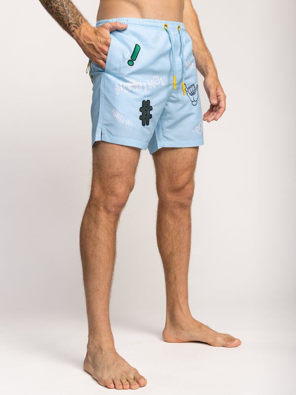 SWIMWEAR Light Blue / XXL