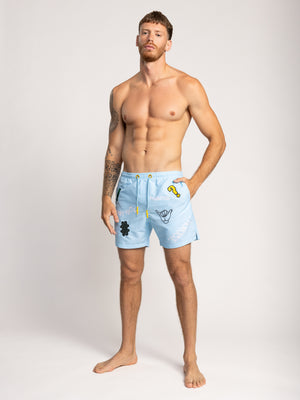 SWIMWEAR Light Blue / XXL