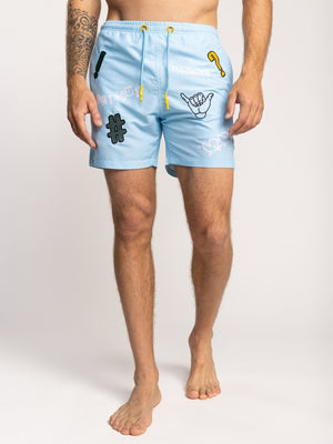 SWIMWEAR Light Blue / XXL
