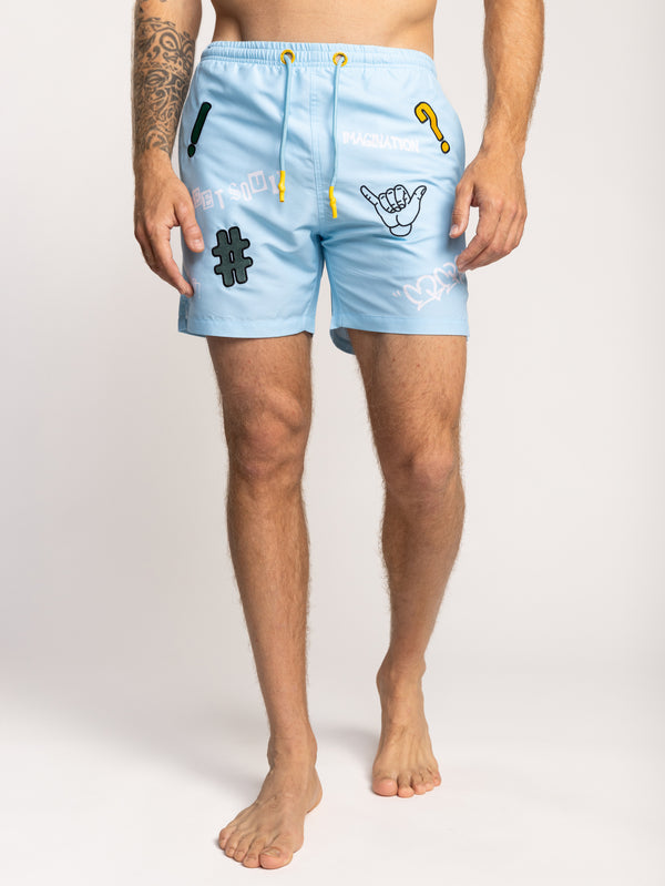 SWIMWEAR Light Blue / XXL
