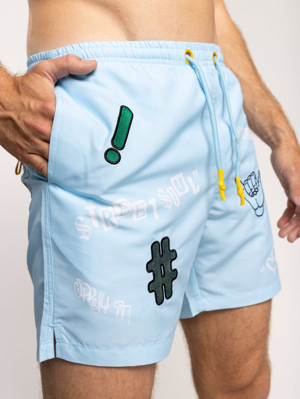 SWIMWEAR Light Blue / XXL