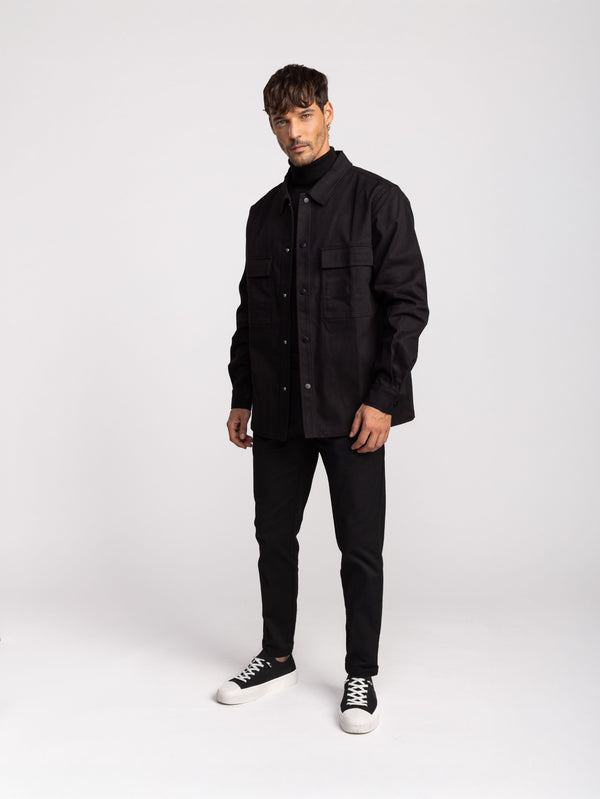 OVER SHIRT JACKET Black / XXL
