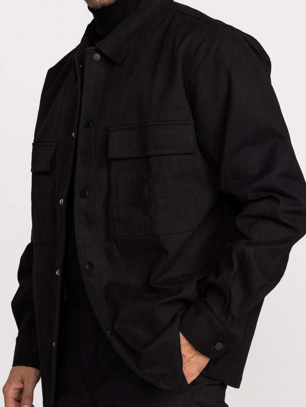 OVER SHIRT JACKET Black / XXL