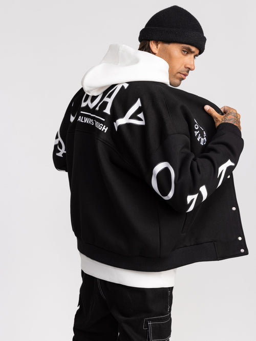 BOMBER JACKET Black / XXL
