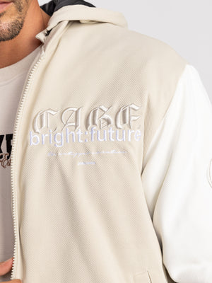 BOMBER JACKET Beige / XXL