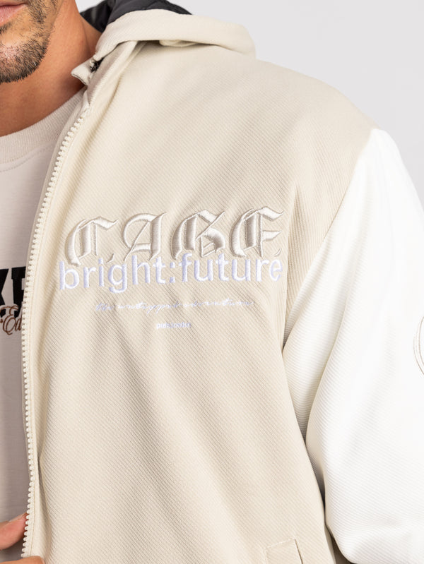BOMBER JACKET Beige / XXL