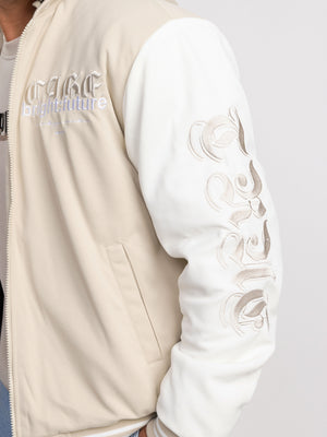 BOMBER JACKET Beige / XXL