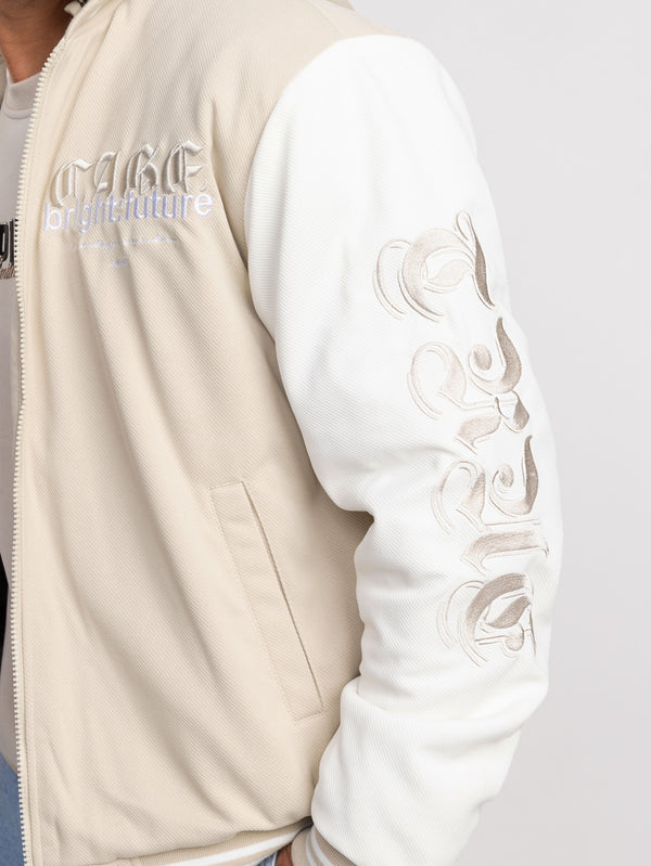 BOMBER JACKET Beige / XXL