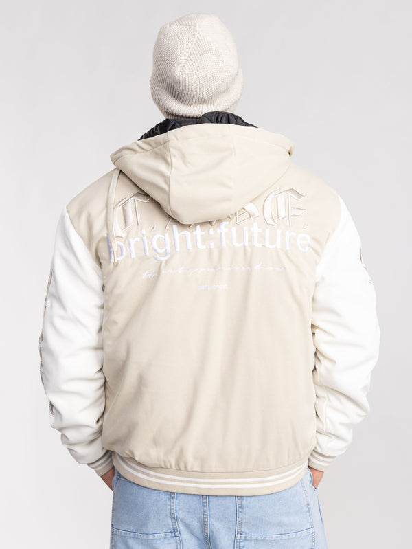 BOMBER JACKET Beige / XXL