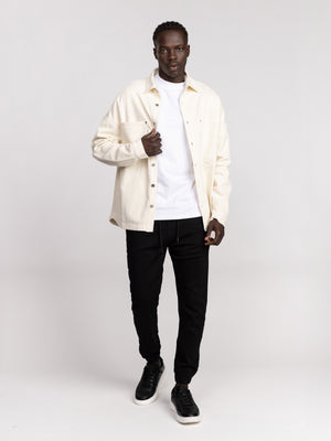 OVER SHIRT JACKET Cream / XXL