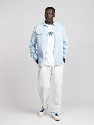 OVER SHIRT JACKET Light Blue / XXL