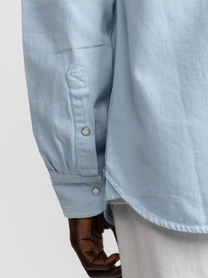 OVER SHIRT JACKET Light Blue / XXL