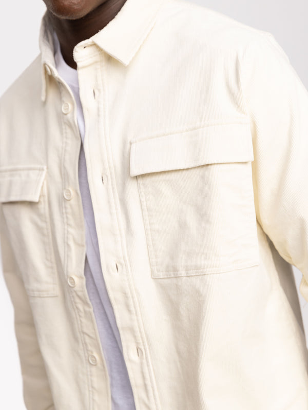 OVER SHIRT JACKET Cream / XXL